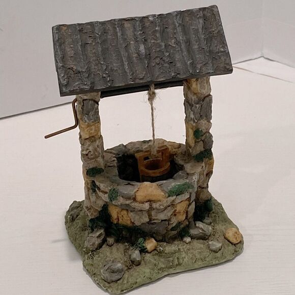 Vintage Roman 1997 Fontanini Heirloom Wishing Well  5" Series Nativity Village - Picture 4 of 7
